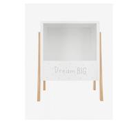 Mesita de noche mdf blanco 40x33øcm