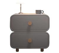 Mesita de Noche Mesa Auxiliar Mesita de café de Noche Mesa Auxiliar Salón 2 cajones de Gran Capacidad for Dormitorio, Sala de Estar Moderna, Minimalista(E,40cm(15.74in))