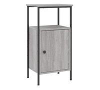 Mesita de noche mesilla de noche - madera de ingeniería gris sonoma 41x31x80 cm