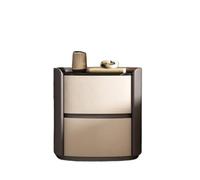 Mesita De Noche Mesita de noche minimalista italiana, mesita de noche ovalada, gabinete de almacenamiento de dormitorio de lujo ligero moderno, mesita de noche estilo Wabi-sabi Muebles De Dormitorio