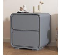 Mesita de Noche Minimalista Moderna de Mediados de Siglo con cajón Mesita de Noche de Madera Maciza para una habitación Brillante