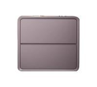 Mesita De Noche Minimalista Yajuer, Mesita De Noche con Funda De Cuero, Mesa Auxiliar con 2 Cajones De Almacenamiento, Mesita De Noche De Madera para Dormitorio, Sala De Estar, Sofá(Light gray,35*47*4
