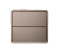 Mesita De Noche Minimalista Yajuer, Mesita De Noche con Funda De Cuero, Mesa Auxiliar con 2 Cajones De Almacenamiento, Mesita De Noche De Madera para Dormitorio, Sala De Estar, Sofá(Brown,50*47*40cm)