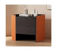 Mesita de Noche Moderna con cajón para Dormitorio y Sala de Estar, Mesa Auxiliar compacta, 40 x 40 x 48 cm, Mueble versátil para la decoración del hogar.