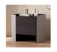 Mesita de Noche Moderna con cajón para Dormitorio y Sala de Estar, Mesa Auxiliar compacta, 40 x 40 x 48 cm, Mueble versátil para la decoración del hogar.