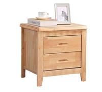 Mesita de Noche Moderna de Madera Bedside Table con Asa Ranurada, 50 X 41 X 50 Cm, for Sala Estar, Dormitorio, Sofá, Mesa Auxiliar.
