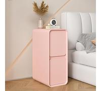 Mesita de noche moderna y compacta con cajón de almacenamiento, mesita de noche pequeña para dormitorio y sala de estar, elegante mesa auxiliar, color F, tamaño 20 cm, diseño que ahorra espacio