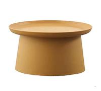 Mesita de noche nizer Nordic redonda mesa auxiliar creativa para dormitorio, sala de estar y balcón, uso al aire libre, rosa y amarillo, 70 x 36 cm