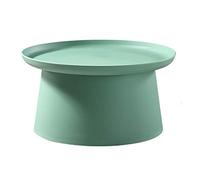 Mesita de noche nizer Nordic redonda mesa auxiliar creativa para dormitorio y balcón, color rosa y verde, 70 x 36 cm, elegante decoración de sala de estar, uso al aire libre