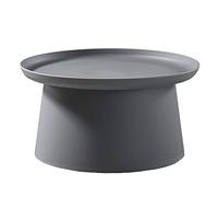 Mesita de noche nizer Nordic redonda mesa auxiliar creativa para sala de estar y dormitorio, mesa de balcón al aire libre, rosa y gris, 70 x 36 cm