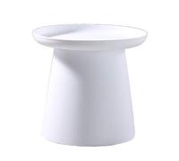 Mesita de noche nizer Nordic redonda mesa de centro creativa mesa auxiliar dormitorio mesa de té al aire libre balcón mesa sala de estar decoración rosa 70 x 36 cm