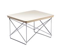 Mesita de Noche Occasional LTR Blanco/ Cromo