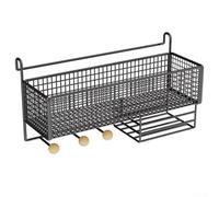 Mesita de noche para literas de dormitorio con diseño diseñado para una rápida recuperación de artículos sin interrumpir el entorno del sueño (negro)