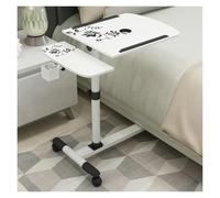 Mesita de noche plegable ajustable, escritorio portátil para laptop y mesita de noche, escritorio plegable multifuncional para sofá y dormitorio, solución ideal para estudio y trabajo