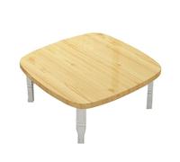 Mesita de noche plegable portátil con ranuras de altura ajustable para comer y rezar, perfecta para sofá o cama, diseño ligero que ahorra espacio, ideal para espacios pequeños.