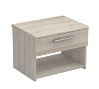 Mesita de noche prins roble shannon 32x43x32cm dormitorio 43 cm