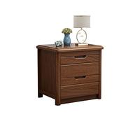 Mesita de noche retro minimalista con doble cajón para dormitorio, sala de estar, mesa de centro, armario de almacenamiento, mesa auxiliar moderna, taquilla de noche compacta