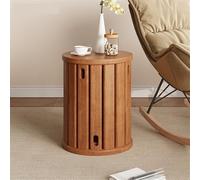 Mesita de noche, taburetes apilables, juego de 4 taburetes modulares de madera maciza 4 en 1, mesa de comedor y sillas, juego de mesa de café y sillas, mesa auxiliar redonda pequeña y versátil como