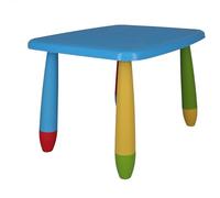 Mesita Infantil Rectangular Azul, Multifuncional, diseño Moderno, 72,5x57x47 cm, Fabricada en plástico, Resistente, jardín o terraza