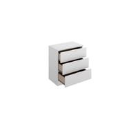 DEKIT GRUPO RIMOBEL LAGO - Mesita de tres cajones - BLANCO - 58 x 50.3 x 34.2 cm