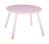 ATMOSPHERA CREATEUR D'INTERIEUR Mesa Rosa Dulzura, Madera, L. 60 x l. 60 x H. 43 cm