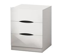 Mesita Noche 3 cajones,Auxiliar Minimalista para Cama Dormitorio,Sala Estar,Montaje Ultrarrápido Herramientas Toolless B