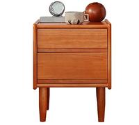 Mesitas De Noche De Madera Maciza Yajuer, Mesitas De Noche Modernas De Madera Maciza con Tirador Ranurado, Armario De Almacenamiento, Mesita De Noche para Dormitorio, Mesita De Noche, Mesa Auxiliar(Or