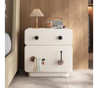 Mesitas de noche delgadas, mesita de noches estrecha，mesa de teléfono，mesa auxiliar lateral pequeña，con Cajón, con Patas de Madera Maciza，para Pasillo,Sala de Estar, Dormitorio(White1,40cm/16in)