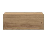 Mesitas de Noche Flotantes, Mesita de Noche Minimalista Moderna para Dormitorio, Elegante Gabinete de Almacenamiento Compacto, Adecuado para Organizar Elementos Esenciales y (Roble Artesanal