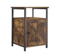 Mesitas De Noche Mesita de noche for dormitorio, armario de almacenamiento con puerta, mesa de esquina, gran espacio de almacenamiento, mesa auxiliar for sofá de sala de estar Muebles De Dormitorio