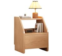 Mesitas de Noche Modernas y Simples de Madera, con Unos cajones de Almacenamiento, mesitas de Noche compactas y estrechas, Estilo Rural Retro(C,(18 * 14 * 20in))