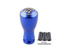 MESKEL Perilla Cambio Marchas Coche Cabezal Cambio Marchas Manual Universal 5 Velocidades Aleación Aluminio Accesorios Repuesto Para Interior Coche(Azul)