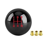 MESKEL Perilla Cambio Marchas Coche Perilla Cambio Marchas 5 Velocidades Con Bola Redonda Y Adaptador Repuesto Para Palanca Cambios Automática Manual Universal(5 Speed-small-font)