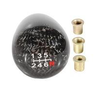 MESKEL Perilla Cambio Marchas Coche Perilla Cambio Marchas Fibra Carbono Para Coche Universal Para 5 Y 6 Velocidades Accesorios Interiores(6-Speed)