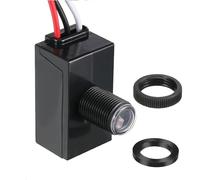 Meskliu Mini interruptor crepuscular, AC110-240 V 5 A, interruptor de control de luz de alta sensibilidad con sensor fotográfico, sensor de control automático de luz