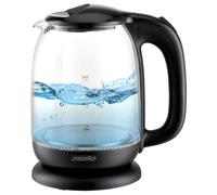 Mesko MS 1302b - Hervidor de agua (cristal, 1,7 L)