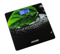 MESKO MS 8149 Báscula de Baño Digital, Diseño Exclusivo, Pantalla LCD, Vidrio Templado, hasta 150Kg, Plataforma de Cristal Decorativo