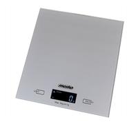 Mesko MS3145 Báscula de Cocina Digital Plataforma de Vidrio Resistente, Alta Precisión, Pasos 1g Pesa Alimentos hasta 5Kg, Display LCD, Función Tara, Multifunción Pesa gr ml Oz Lb