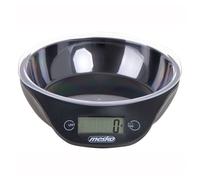 Mesko MS3164 Báscula de Cocina Digital con Bol, Balanza de Alimentos Alta Precisión, Peso Comida hasta 5 kg/ 11lb, Cuenco Extraíble, Pantalla LCD, Función Tara, Negro