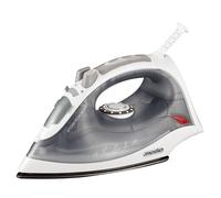 Plancha de vapor Mesko 5037 con 2800w de potencia y base de cerámica en color gris universal