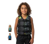 Mesle Chaleco De Natación para Niños H210 Junior con Correa De Entrepierna, 25-40 Kg, Ayuda a La Flotación, Ligero De 50 N para 6-10 Años, Impacto para Paddle Surf y Kayak