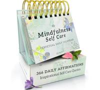 MESMOS Calendario perpetuo de 366 citas diarias de cuidado personal, bonita decoración de escritorio de oficina para mujeres, accesorios de decoración de escritorio para mujeres, regalos