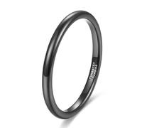 Mesnt Alianzas de boda para hombres y mujeres, anillo de boda de tungsteno liso para hombres y mujeres, 2 mm, 4 mm, 6 mm, 8 mm, Metal, Sin piedra preciosa