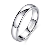 Mesnt Anillo de boda para hombres y mujeres, tungsteno de 2 mm, 4 mm, 6 mm, 8 mm, ajuste cómodo, anillo de boda para hombres y mujeres, Metal, Sin piedra preciosa