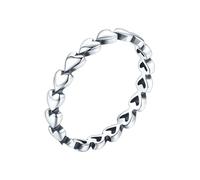Mesnt Anillos de oro blanco para mujer, anillo simple de oro vintage de 9 quilates, 14 quilates y 18 quilates, Metal, No es una piedra preciosa