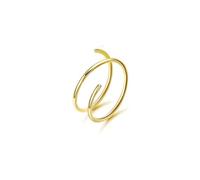 Mesnt Pendientes de cartílago para mujer, 1 piercing de aro para nariz, círculos de doble capa en titanio, 0.8x6mm, Metal, Sin piedra preciosa