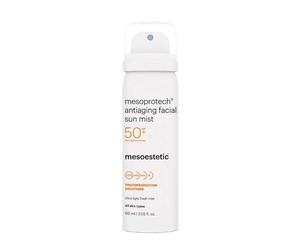 Mesoestetic Mesoestetic Mesoprotech Antiaging Facial Sun Mist para uso profesional para mejorar el rendimiento en cada uso con detalle técnico Spf50+