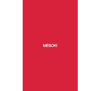 MESOKI Notebook, Solid Collection, Chroma, Glossy Red, Dot, 160 Pages, Soft Cover (5 x 8.25)