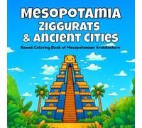 Mesopotamia, Ziggurats & Ancient Cities: Kawaii Coloring Book of Mesopotamian Architecture