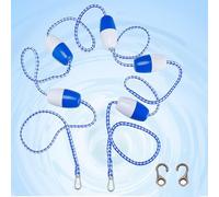 MESOVFCA 325 pies, Kit de flotadores preensamblado para Separador de Extremo Poco Profundo, con Ganchos para Piscinas, con flotadores para Interiores y Exteriores.